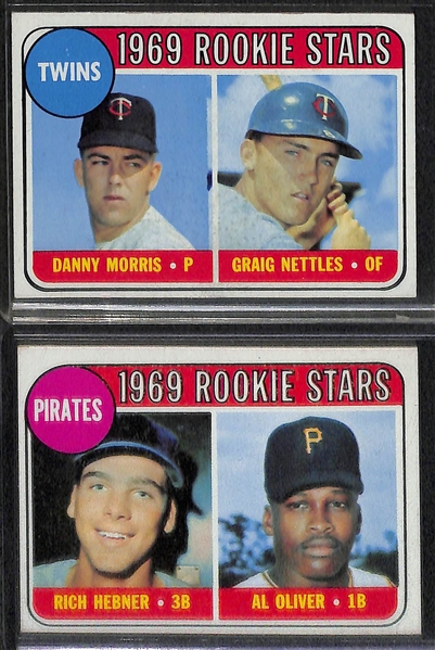 Lot of (7) 1960s Baseball Rookie Cards w/ Willie McCovey
