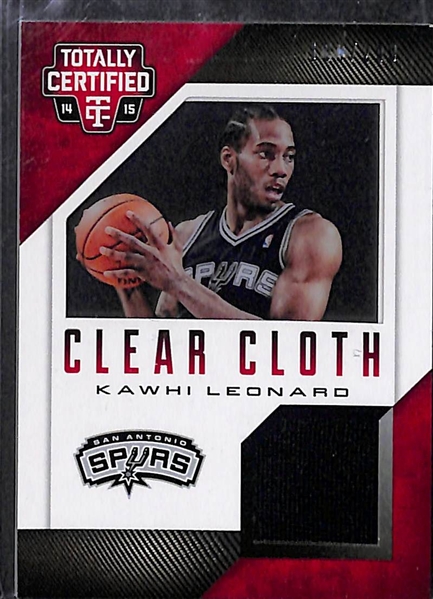 Lot Of 64 Basketball Relic Cards w. Leonard & Nowitzki