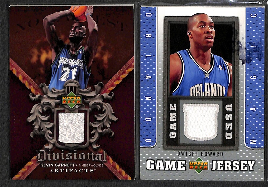 Lot Of 64 Basketball Relic Cards w. Leonard & Nowitzki