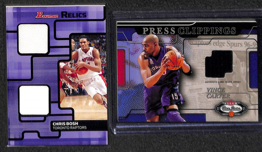 Lot Of 64 Basketball Relic Cards w. Leonard & Nowitzki