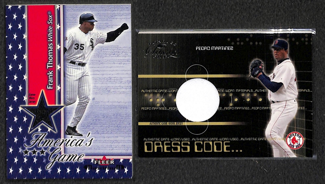 Lot OF 46 HOF & Stars Baseball Relic Cards w. Brett & Piazza
