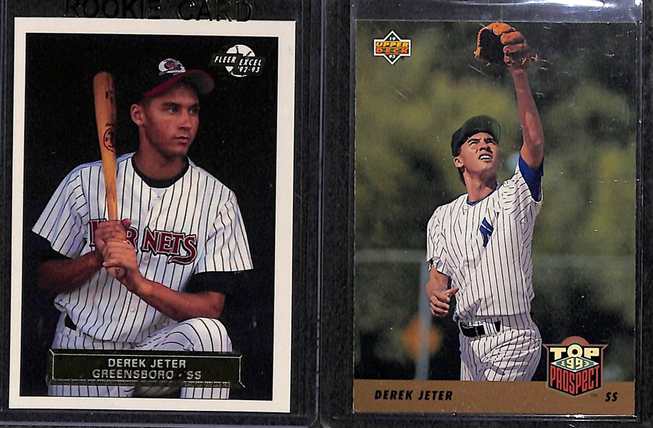 Lot Of 48 Derek Jeter Rookie Cards