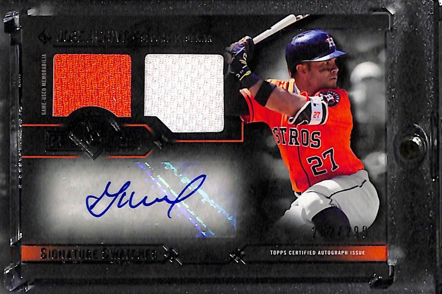 Lot OF 7 Baseball Stars Autograph Cards w. Altuve & R. Jackson