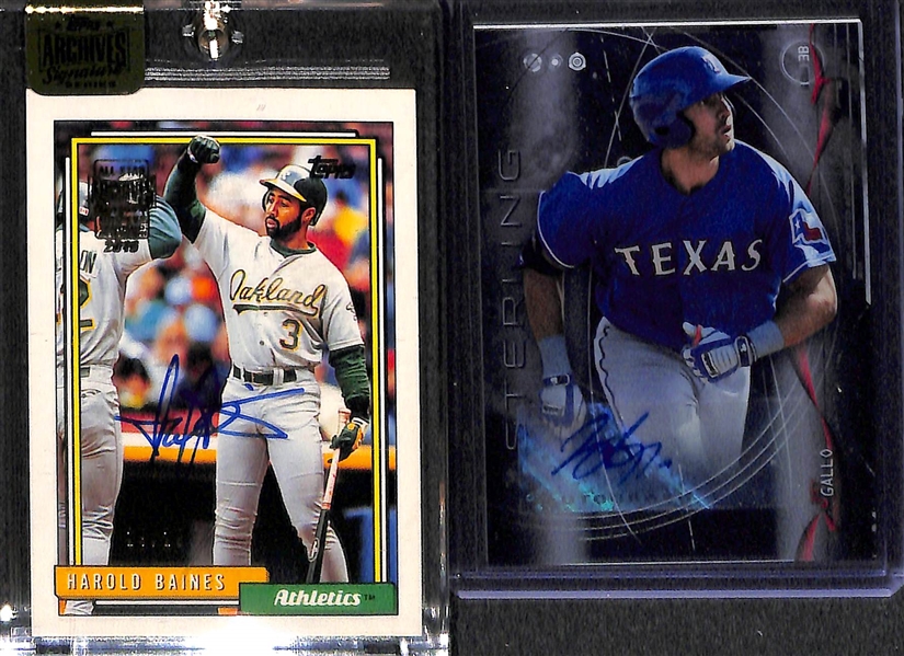 Lot OF 7 Baseball Stars Autograph Cards w. Altuve & R. Jackson