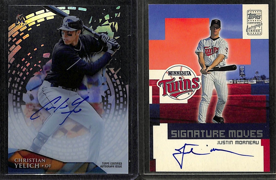 Lot Of 60 Baseball Autograph Cards w. Archer - Nola - Yelich