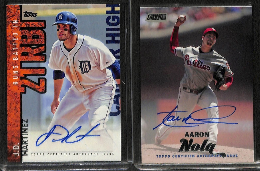 Lot Of 60 Baseball Autograph Cards w. Archer - Nola - Yelich