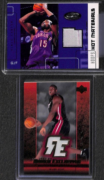 Lot Of 115 Basketball Relic Cards w. Kobe Bryant, Allen Iverson, & Carmelo Anthony