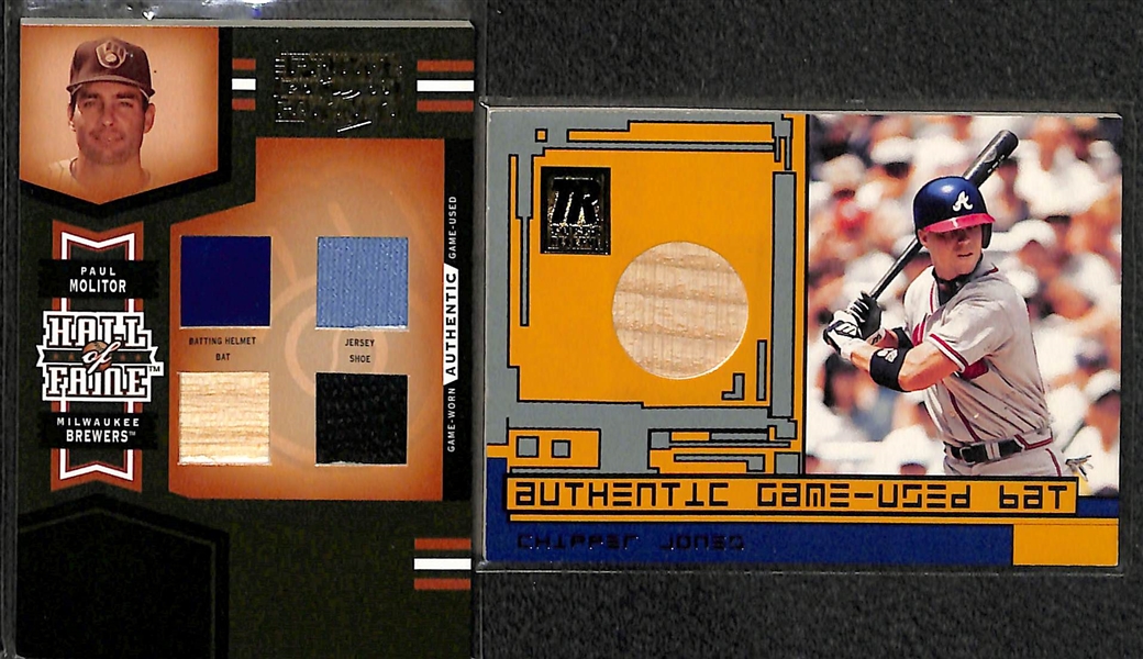 Lot Of 49 Baseball Relic Cards w. Stanton & Piazza