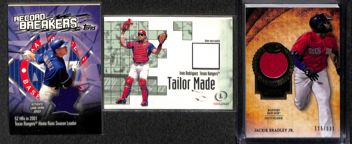 Lot Of 49 Baseball Relic Cards w. Stanton & Piazza