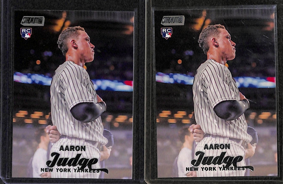 Lot Of 113 Baseball Stars Cards w. Judge - Harper - Trout