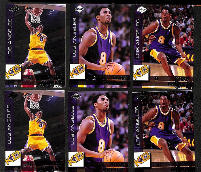 Lot Of 225 Kobe Bryant Assorted Cards w. Rookies