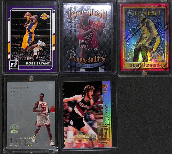 Lot Of 150 Basketball Assorted Inserts & Stars Cards w. Kobe & Jordan