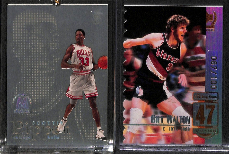 Lot Of 150 Basketball Assorted Inserts & Stars Cards w. Kobe & Jordan