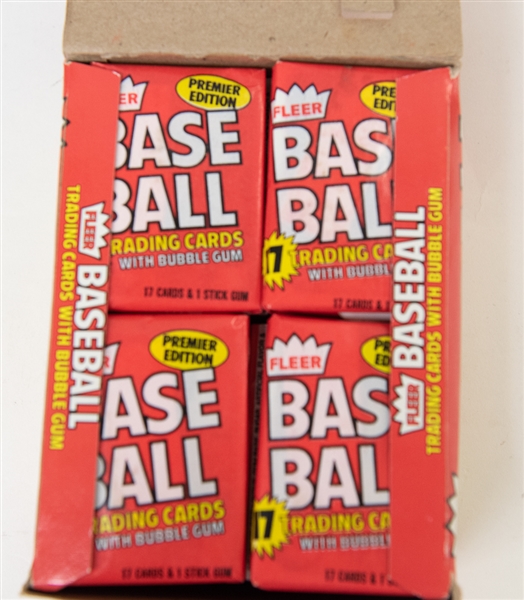 1981 Fleer Unopened Wax Box - 36 Packs