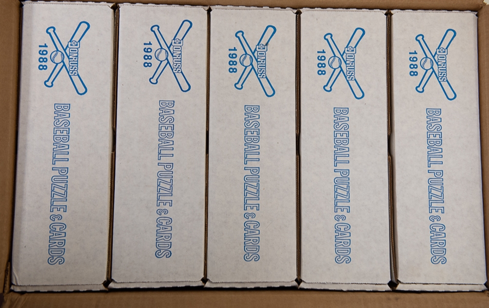 Case of (15) 1988 Donruss Baseball Factory Sets