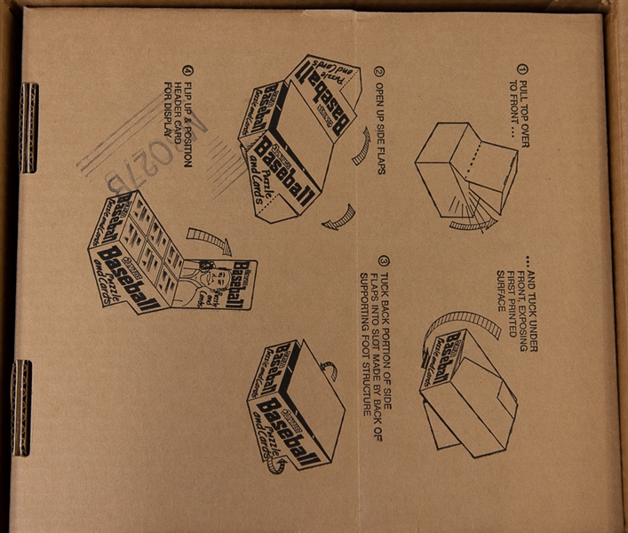 Case of (2) 1988 Donruss Jumbo Counter Displays (Each Contains 216 Wax Packs)