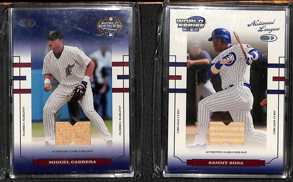 Mixed Lot Of Baseball Autos/Relics/Refractors w. Santo & Aparicio
