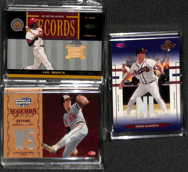 Mixed Lot Of Baseball Autos/Relics/Refractors w. Santo & Aparicio