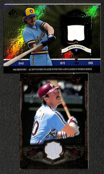 Lot Of 26 HOF & Old Stars Relic Cards w. Roger Maris