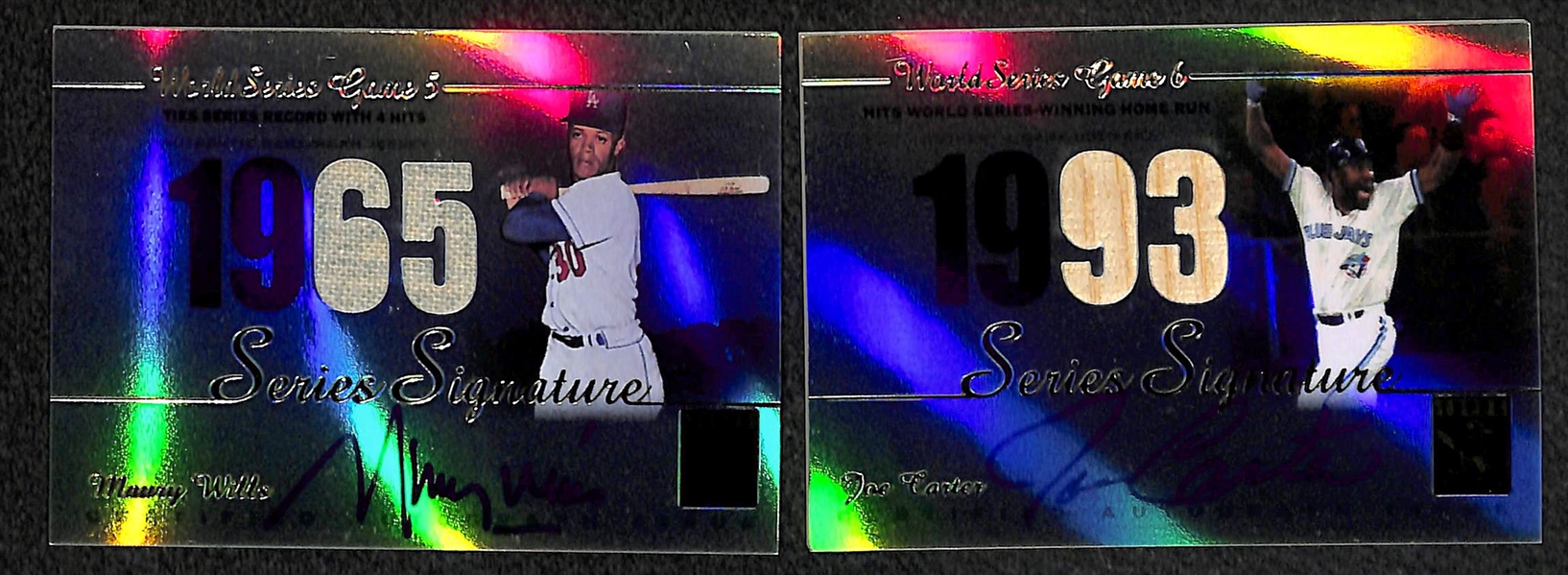 Lot Of 9 Baseball Autograph Relic Cards w. Earl Weaver