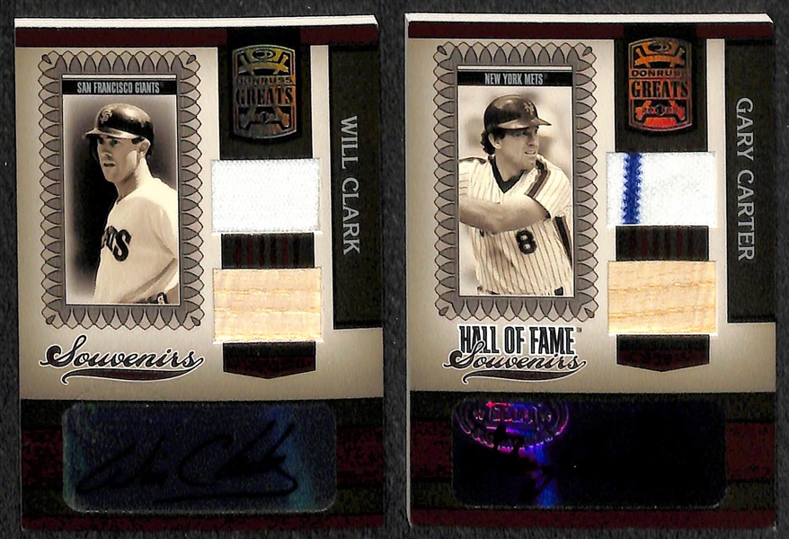 Lot Of 9 Baseball Autograph Relic Cards w. Earl Weaver
