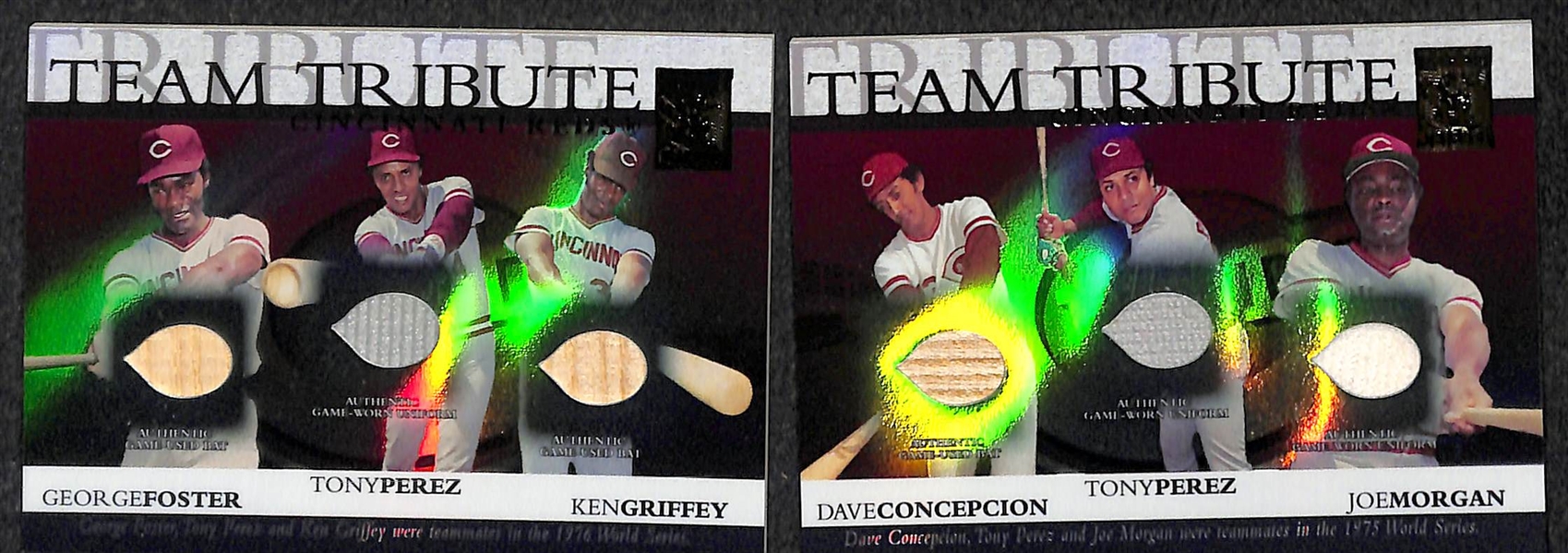 Lot Of 10 Topps Tribute Multi Relic Cards w. Whitey Ford