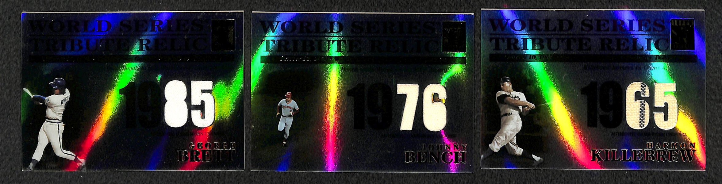 Lot Of 15 Topps Tribute Relic Cards w. Munson & Ripken