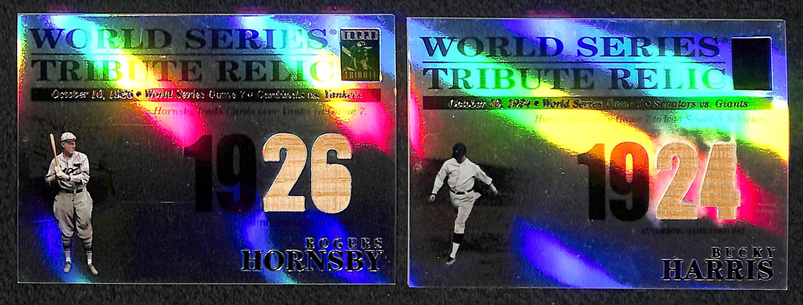 Lot Of 8 HOF Topps Tribute Relic Cards w. Frisch & Tinker