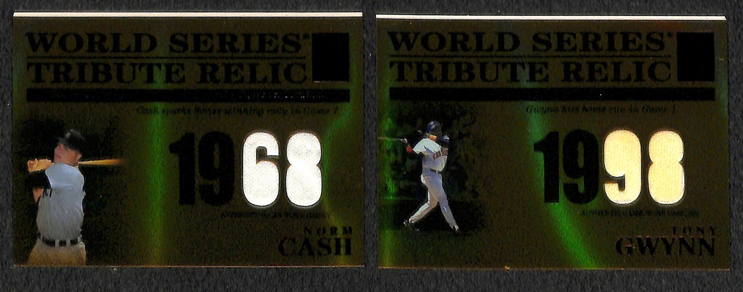Lot Of 8 HOF Topps Tribute Relic Cards w. Frisch & Tinker