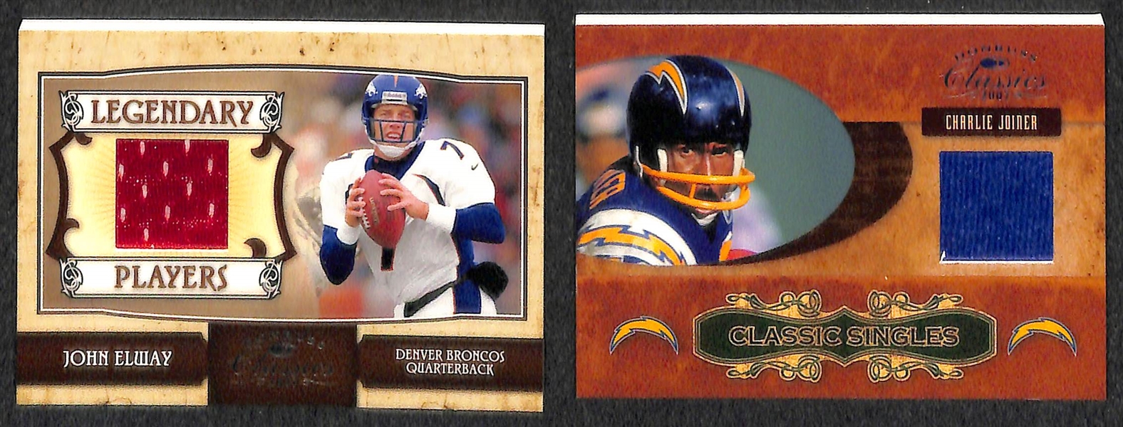 Lot Of 25 Football Relic Cards w. W. Payton & Unitas