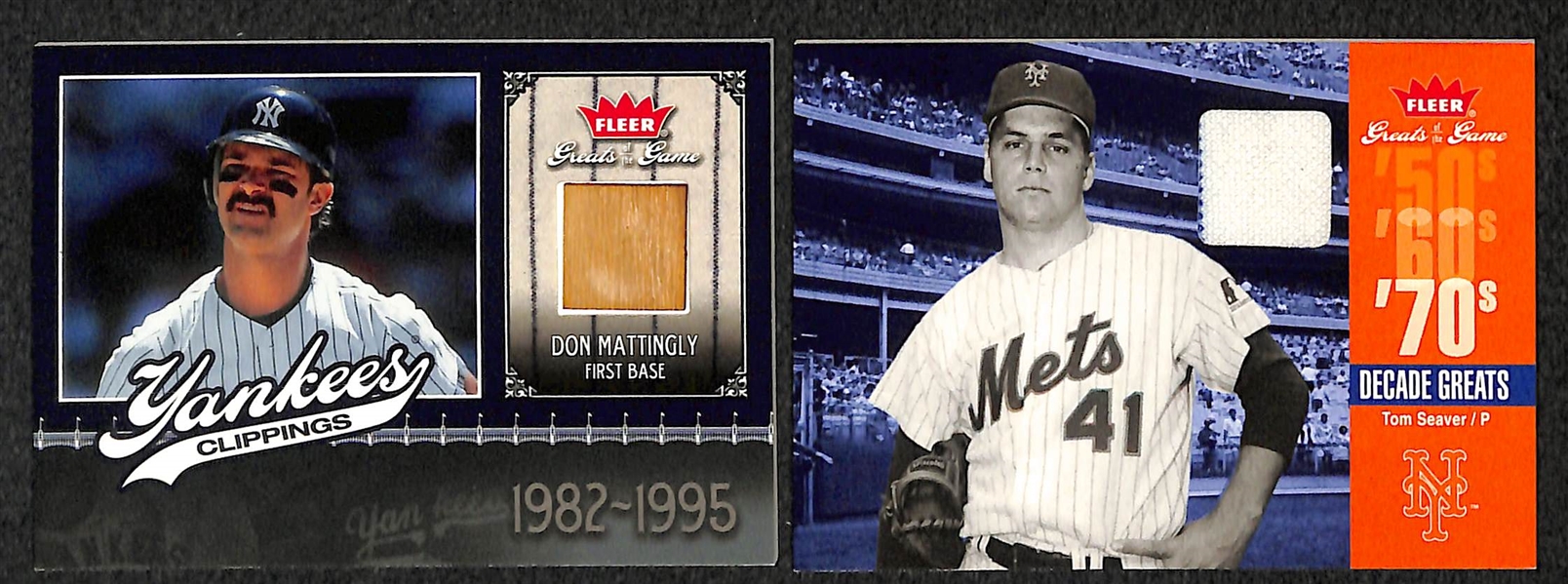 Lot Of 25 Baseball HOF & Old Stars Relic Cards w. Roger Maris