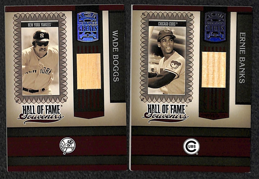 Lot Of 22 Baseball Relic Cards w. Ashburn & Puckett