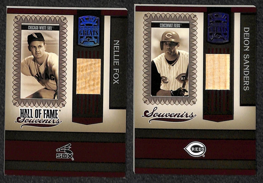 Lot Of 22 Baseball Relic Cards w. Ashburn & Puckett