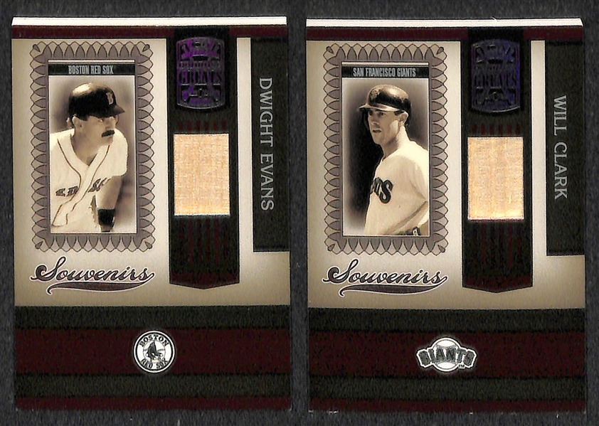 Lot Of 22 Baseball Relic Cards w. Ashburn & Puckett