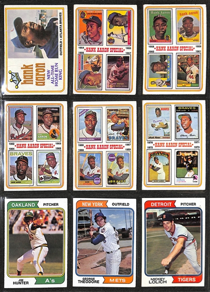 1974 Topps Baseball Complete Set w. Winfield RC