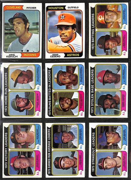 1974 Topps Baseball Complete Set w. Winfield RC