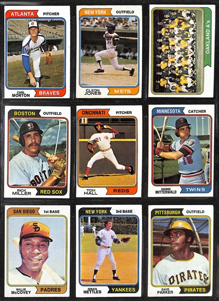 1974 Topps Baseball Complete Set w. Winfield RC