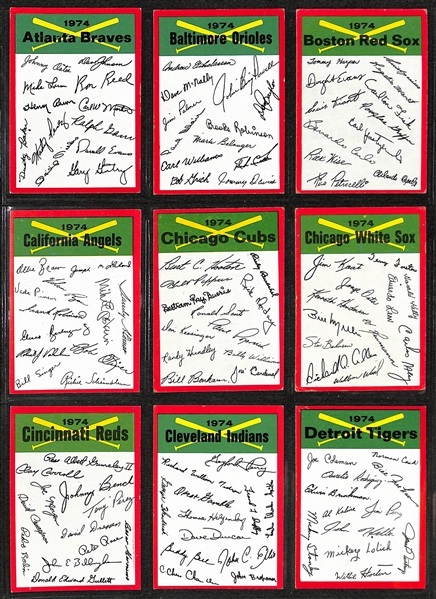 1974 Topps Baseball Complete Set w. Winfield RC