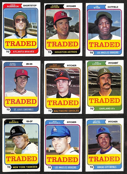 1974 Topps Baseball Complete Set w. Winfield RC