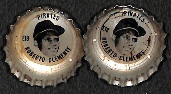 Lot of 18 - 1967-68 Baseball Coke Caps w. Mays, Aaron, & More Stars