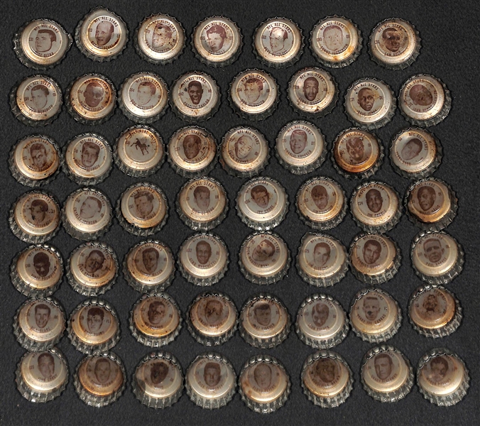 Lot of 55 - 1965 Coke Caps w. Don Meredith