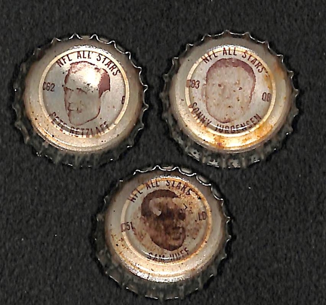 Lot of 55 - 1965 Coke Caps w. Don Meredith