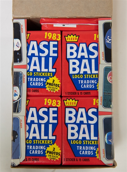 1983 Fleer Baseball Sealed Wax Box