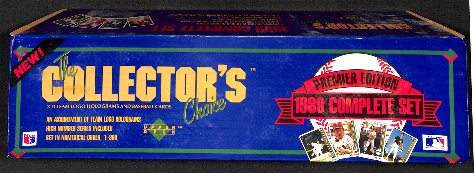 1989 Upper Deck Baseball Set - Box Set Complete w. 800 Cards - w. Griffey RC