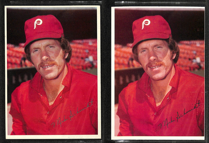 Lot of Pete Rose Autograph & Cards, Mike Schmidt Memorabilia, & Mario Lemieux Cards