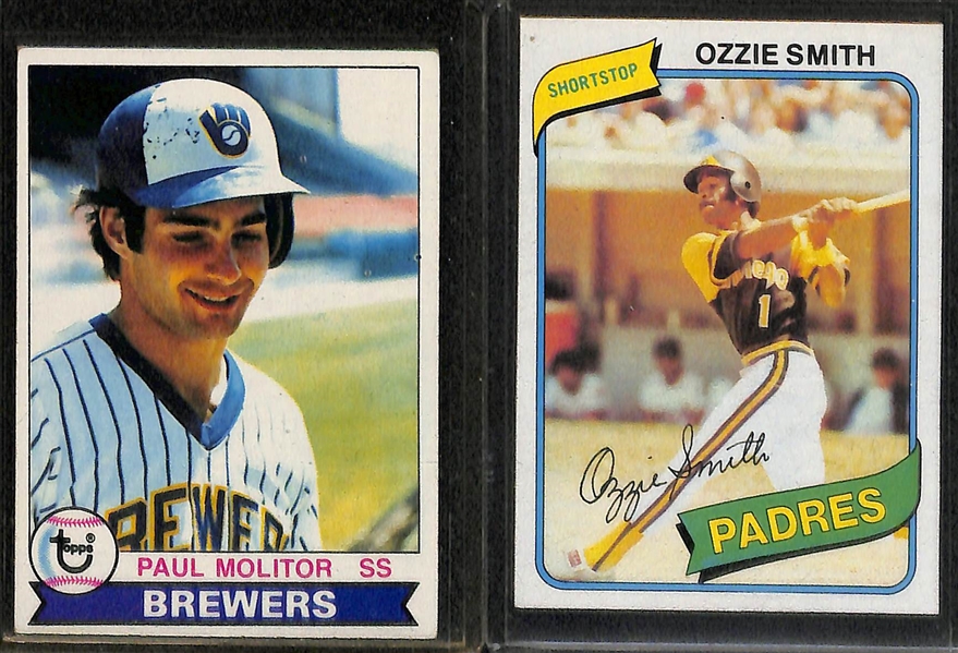 Lot of 4 - Topps Baseball Sets - 1979, 1980, 1981, 1982