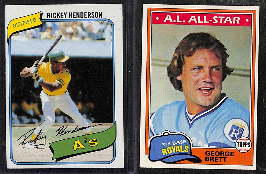 Lot of 4 - Topps Baseball Sets - 1979, 1980, 1981, 1982