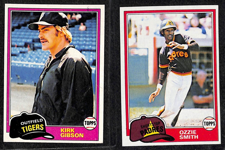 Lot of 4 - Topps Baseball Sets - 1979, 1980, 1981, 1982