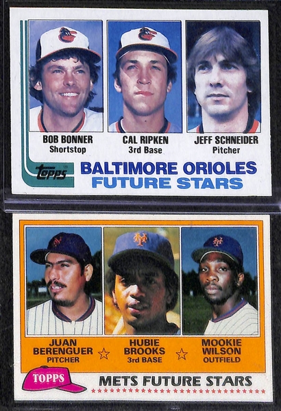 Lot of 4 - Topps Baseball Sets - 1979, 1980, 1981, 1982