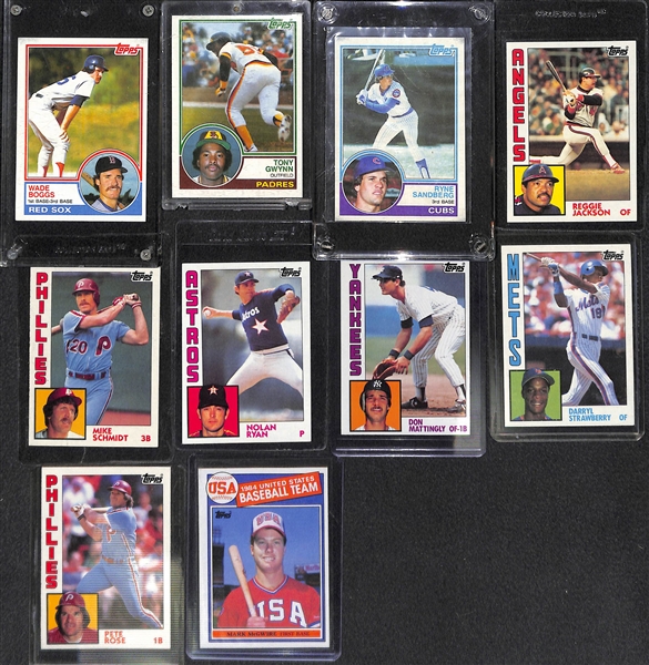 Lot of 3 - Topps Baseball Sets - 1983, 1984, 1985